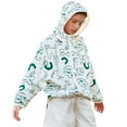 thumbnail image 1 of MEZZALL Toddler Girls Zip Up Hooded Jacket For Kids Lightweight Breathable Outerwear With Prints Casual And Outdoor Coat For Ages 3 14 Breathable Baby Wear, 1 of 4