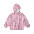 thumbnail image 1 of MEZZALL Toddler Girls Zip Up Hooded Jacket For Kids Lightweight Breathable Outerwear With Prints Casual And Outdoor Coat For Ages 3 14 Comfort Baby Wear, 1 of 4