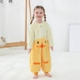 thumbnail image 1 of MEZZALL Toddler Jumpsuit Cute Cartoon Animal Sleep Sack Kids Cozy Long Sleeve Winter Baby Sleep Transfer And Travel Classic O-Neck Spring Child One-Pieces, 1 of 4