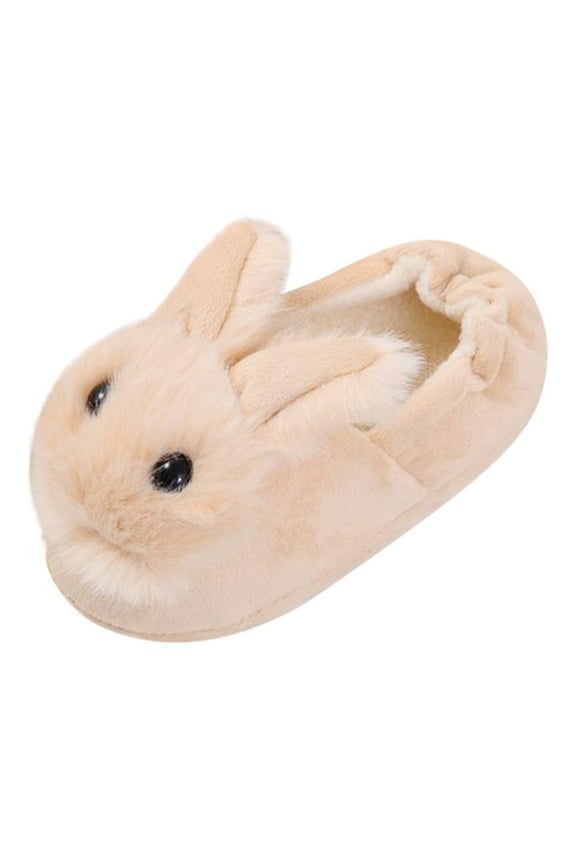 Toddler Kids Baby Warm Shoes Boys Girls Cartoon Soft-Soled Slippers Lovely Child Footwear