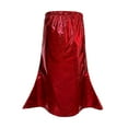 thumbnail image 1 of MEZZALL Toddler Kids Girls Shiny Metallic Pleated Skirt For Ballet Dance Party Skirts Stylish, 8-9 Years, 1 of 4