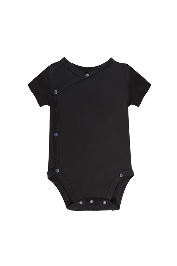 Unisex Baby Onsies Solid Baby Bodysuit Romper for 0-24 Months Boys Girls