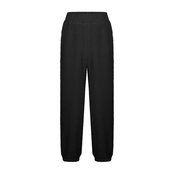 MEZZALL Winter Girls Pants French Coral Velvet Cozy Bottoms Soft Thermal Home Casual Trousers Kids Warm Sleep Leggings Home Wear Holiday Toddler Solid Color Athletic Simple Slacks