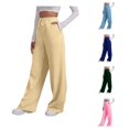 thumbnail image 1 of MEZZALL Women Lined Sweatpants Wide Straight Leg Pants Bottom Sweatpants Joggers Pants Workout High Waisted Yoga Pants With Pockets, 1 of 6