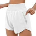 thumbnail image 1 of MEZZALL Womens Running Quick Dry Shorts Workout Elastic Waist Athletic Yoga Shorts Sports Shorts Holiday Solid Color Summer Daily Casual Bottoms, 1 of 5