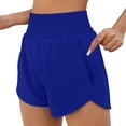 thumbnail image 1 of MEZZALL Womens Running Quick Dry Shorts Workout Elastic Waist Athletic Yoga Shorts Sports Shorts Relaxed Fit Solid Color Summer Daily Casual Bottoms, 1 of 5