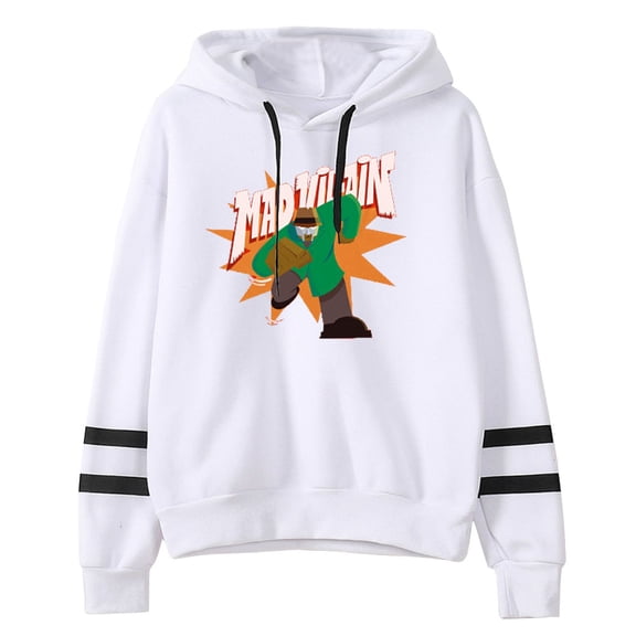 MF DOO MADVILLAIN AUTUMN ORANGE Men/Women Hoodie Streetwear Sweatshirt Long Sleeve Hooded