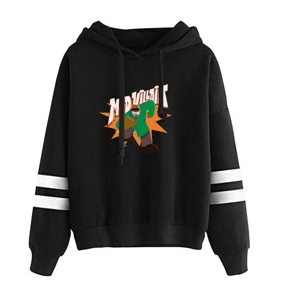 MF DOO MADVILLAIN AUTUMN ORANGE Men/Women Hoodie Streetwear Sweatshirt Long Sleeve Hooded