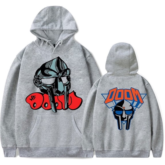 MF DOOM Merch Hoodie Retro Role Playing Sportswear Hip Hop Neutral Hoodie Casual Top