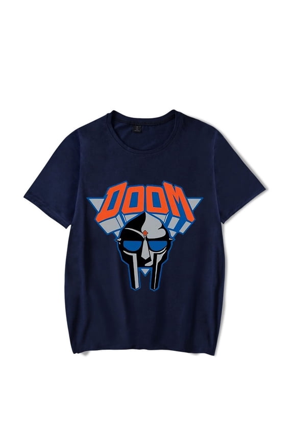 MF DOOM Merch T-shirt Fashion Neutral MF DOOM Logo Role Playing Top Shirt