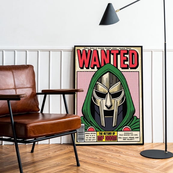 MF DOOM - WANTED Poster 8x12 UNFRAMED