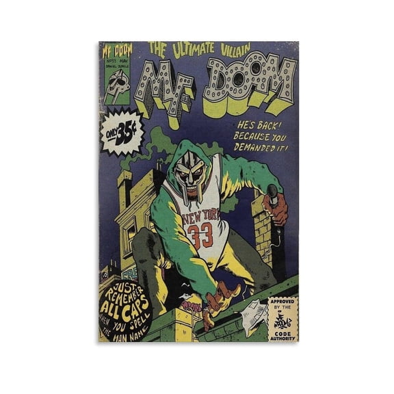 MF Doom (3)(1) Canvas Poster Bedroom Decor Office Room Decor Gift