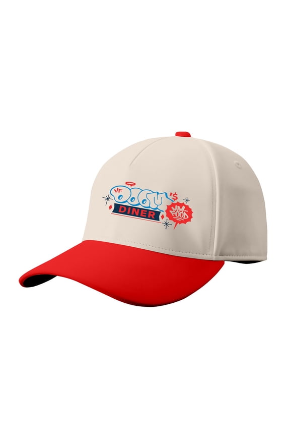 MF Doom Diner Hats Mm Food Album Logo Merch Baseball Caps Unisex Fashion Casual Streetwear