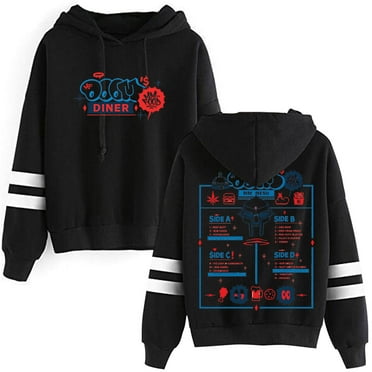 MF Doom Diner Hoodies Mm Food Tracklist Merch Pocketless Parallel Bars Sleeve Streetwear Sweatshirts
