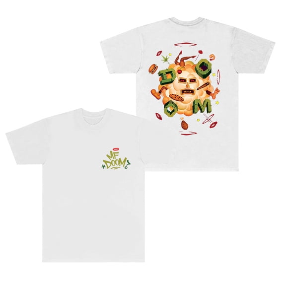 MF Doom Fight Cloud T-Shirts Mm Food Album Merch Tee Unisex Fashion Crewneck Short Sleeve Top