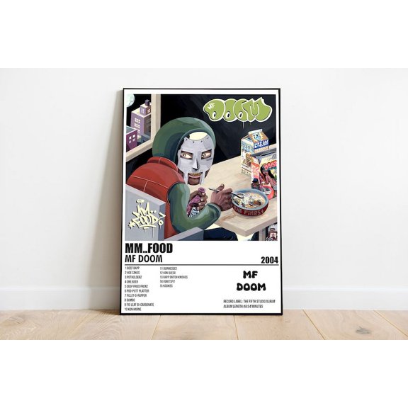MF Doom MM Food Album Cover Poster