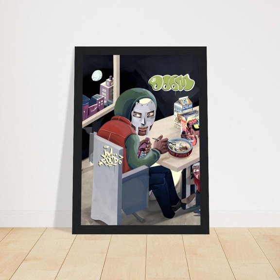 MF Doom MM Food Album Cover Poster