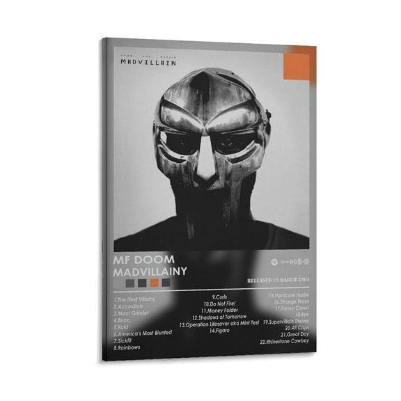 MF Doom Madvillainy  Canvas Poster Bedroom Decoration Landscape Office Valentine's Birthday Gift