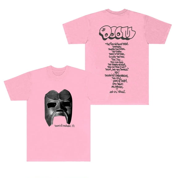 MF Doom Mask 25 T-Shirts Cosplay Women Men Fashion HipHop Short Sleeve Tee Streetwear Crewneck Top