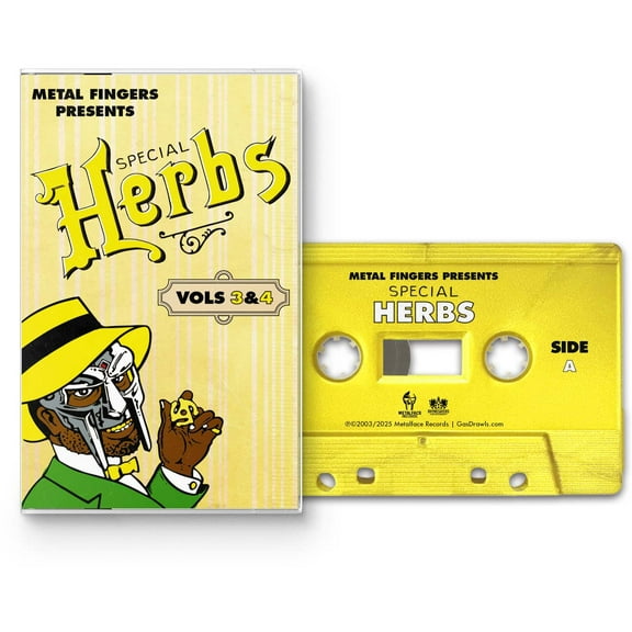 MF Doom - Metal Fingers Presents: Special Herbs Vol. 3 & 4 - Music & Performance - Cassette