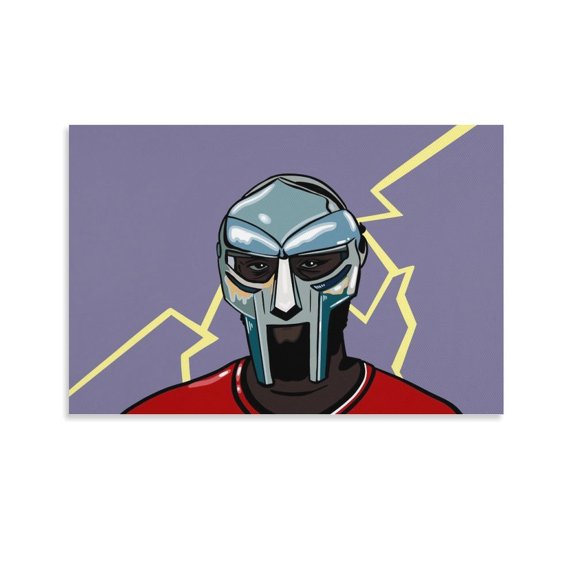 MF Doom Poster Print (8) Canvas Art Poster and Wall Art Picture Print Modern Family bedroom Decor Posters 12x18inch(30x45cm)