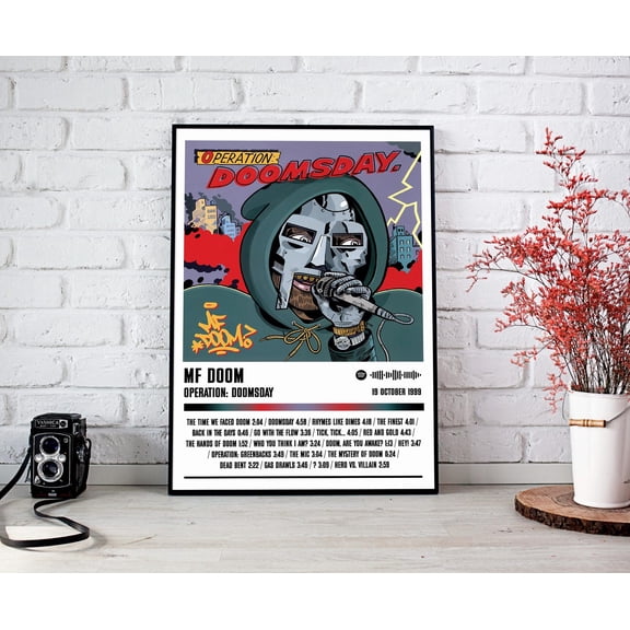 MF Doom Poster Print Operation Doomsday Album Wall Decor poster Wall Art Decor 24x36 UNFRAMED