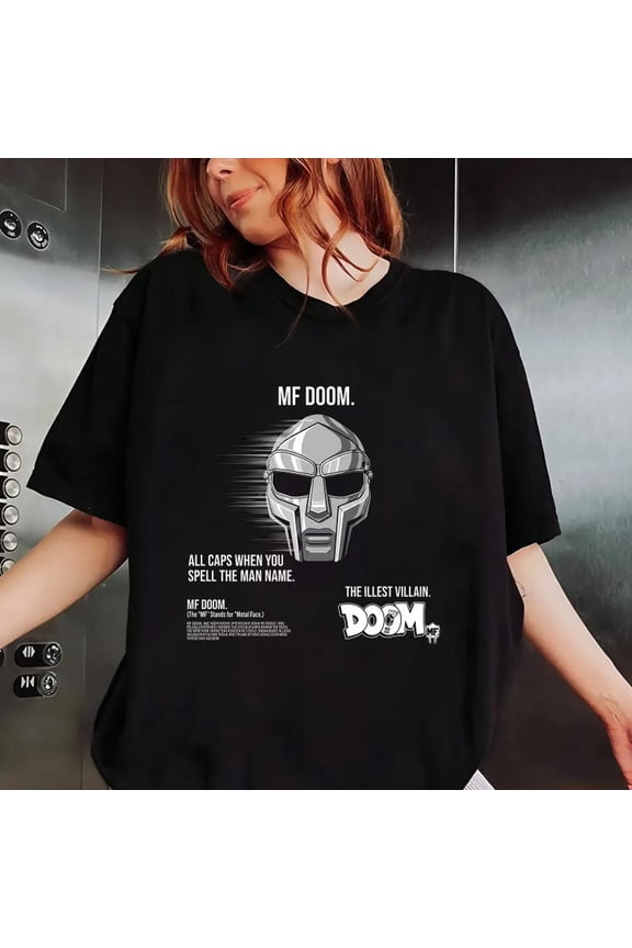MF Doom T-Shirt -- MF Doom Merch - Rap Music Shirt - Madvillainy Demos Album - MF Doom Album Shirt Unisex Rapper Clothing