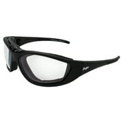MF Eyewear Patriot Padded Bifocal Motorcycle Riding Safety Glasses Black w/Clear Lens +1.5 Magnification Z78.1+ Glasses Convert to Goggles