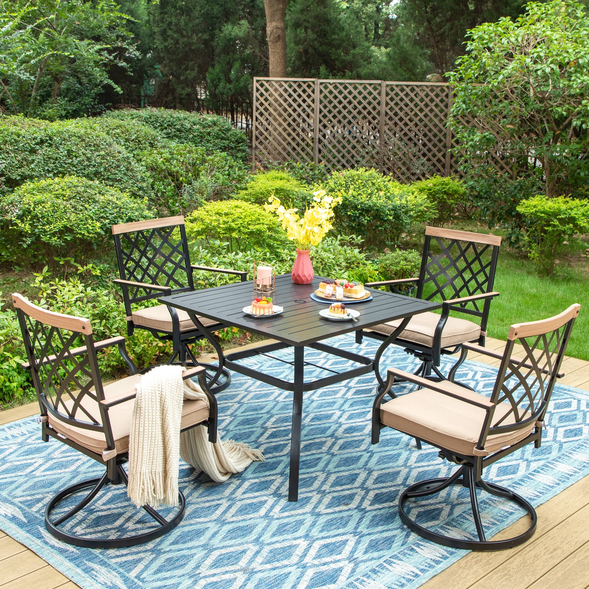 Phi Villa Wooden Table Outdoor Furniture Bar Height Table Phi Villa