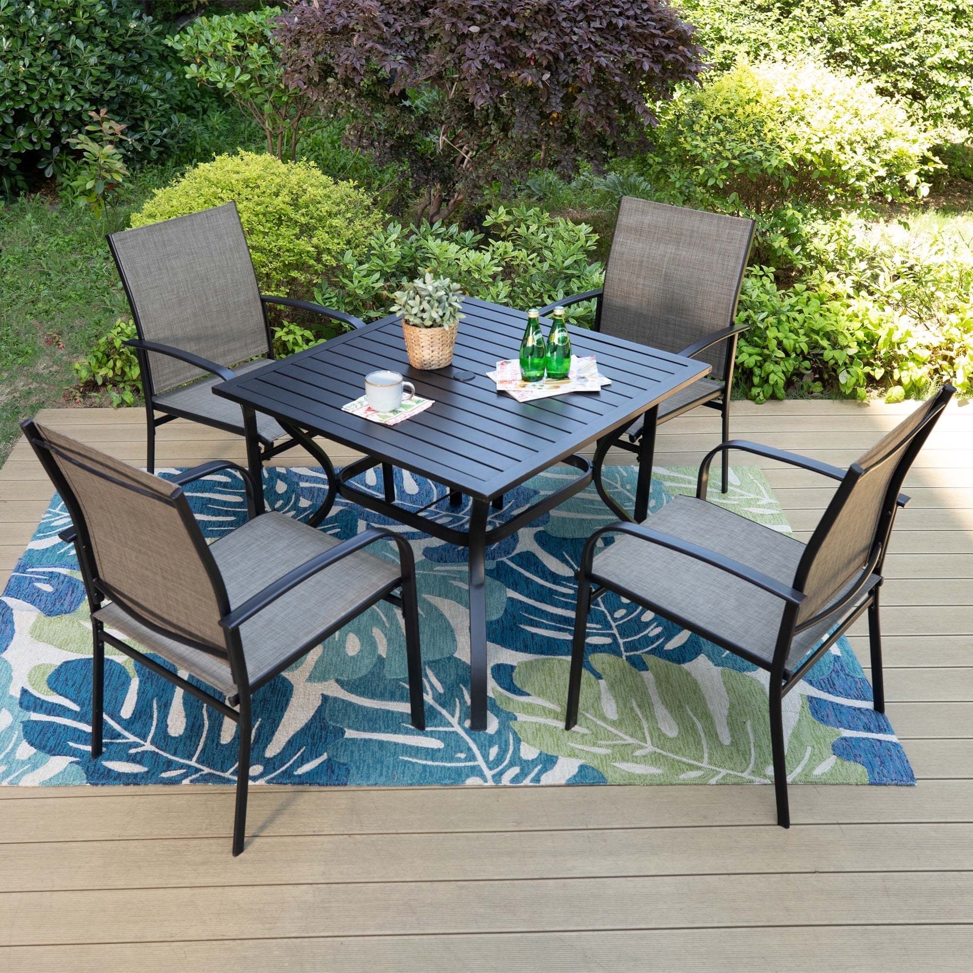 5 piece outdoor dining discount