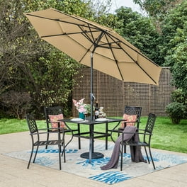 Patio set discount with umbrella walmart