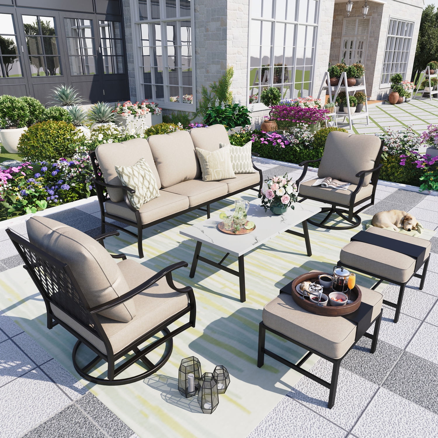 Menards patio outlet conversation sets