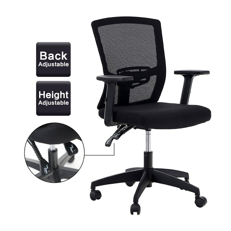 MF Studio Office Chair Ergonomic Office Desk Chair Home High Back with Lumbar Support Executive Computer Chair with Adjustable Armrest & Seat Cushion