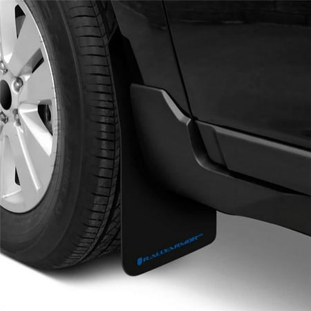 MF12-UR-BLK-BL Universal Fitment UR Black Mud Flap with Blue Logo