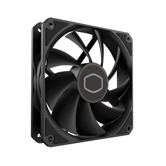 MF120 Lite Black Case|Liquid Cooler|Air Cooler Fan, 120mm Fan, Dynamic PWM 1,750 RPM, Air Balance Blades, Hybrid | PBT Frame