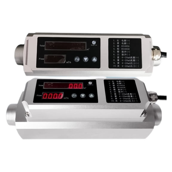 MF2000 Series Flow Meter Flowmeters MF2025/MF2032/MF2050 Large Flow 2~400m³/H Digital Gas Mass Flowmeter Air Nitrogen Oxygen Argon Carbon Dioxide ,High Accuracy