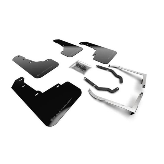 MF46-LTUR-BLK-GRY XV UR Black Mud Flap with Grey Logo for 2018 Subaru Crosstrek