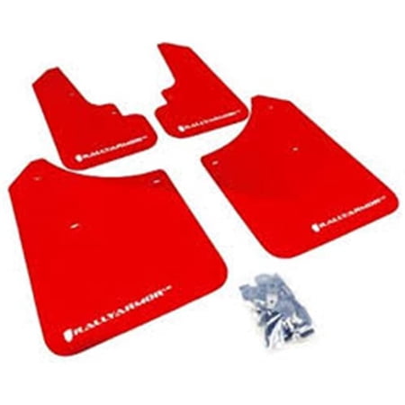 MF5-UR-RD-WH Red Mud Flap with White Logo for 2003-2008 Subaru Forester UR