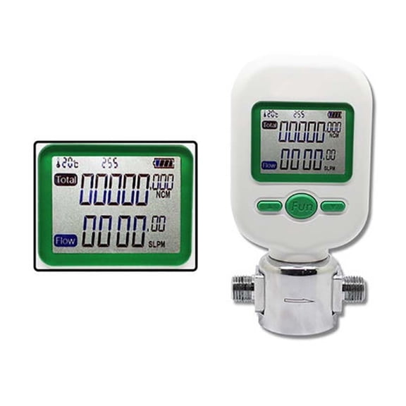 MF5706 10L/min 25L/min Mass Air Oxygen Flow Sensor Meter Electronic Digital Gas Rotatable Exchangeable Mechanical Adaptors ,Wide Application