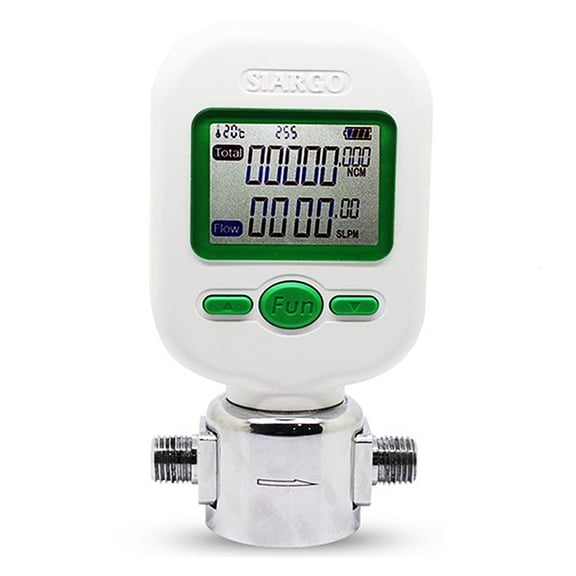 MF5706 10L/min 25L/min Mass Air Oxygen Flow Sensor Meter Electronic Digital Gas Rotatable Exchangeable Mechanical Adaptors ,Wide Application