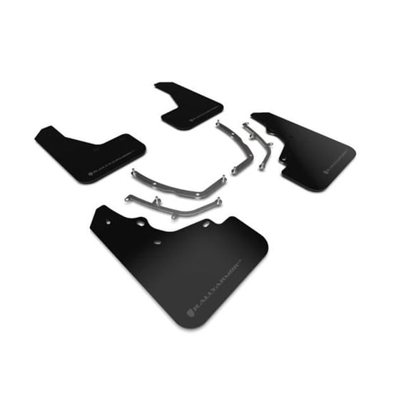 MF61-UR-BLK-DGRY UR Series Black Mud Flap Kit - Dark Grey