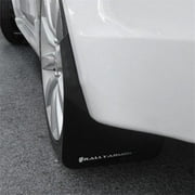 MF8-UR-BLK-WH UR Series Black Mud Flap with White Logo for 2007 Plus Mitsubishi Lancer