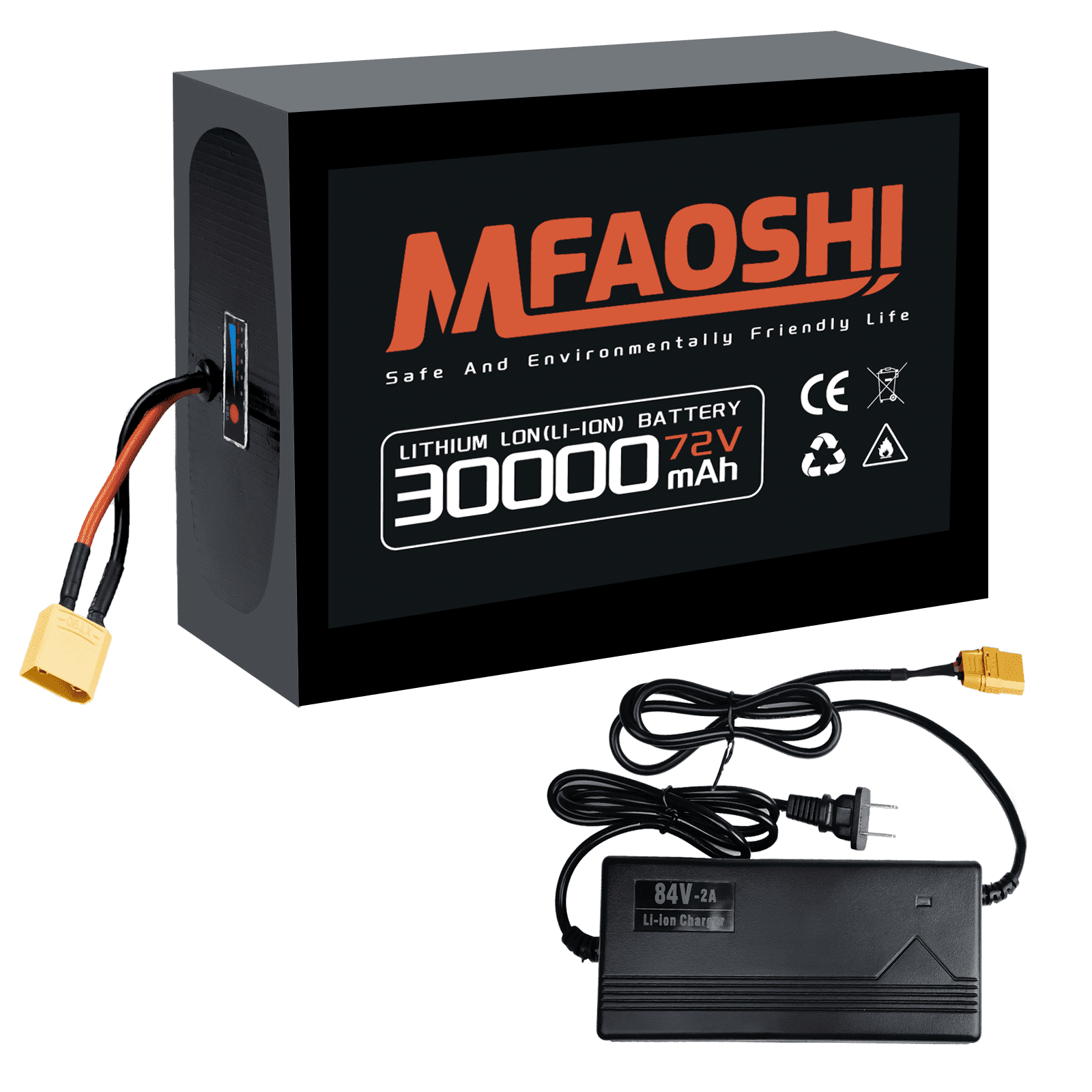 MFAOSHI 72V 60Ah E-Bike Battery,Heavy-Duty Lithium Battery
