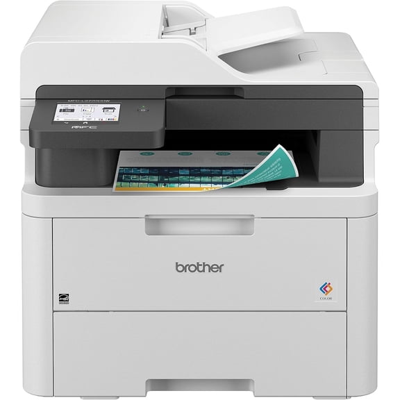 MFC-L3720CDW Wireless Color Laser Printer with Scanner, Copier and Fax | Auto Duplex 250-Sheet Capacity Includes Refresh Subscription Trial(1). Dash Replenishment Ready