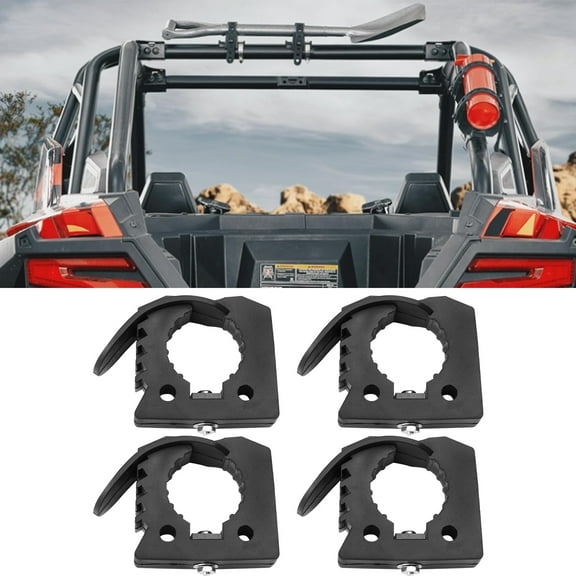 MFC Original Quick Rubber Fist Clamp Compatible With For UTV ATV SUV RV Van Pickup Trucks Boat Utility Trailers Mounting Tools & Equipment 1-1/3 to 1-3/5 (4PCS)