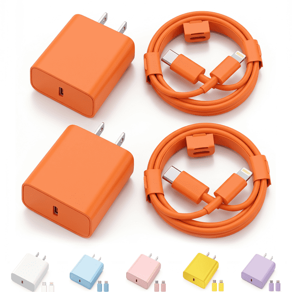MFIGIGK Fast Charger Block for iPhone 14 13 12 with 6.6 Foot Fast Charging Cable,MFi-Certified, 20W PD USB C i-Phone Charger 6.6 ft Compatible with iP14 Plus/14/13/12/11 Pro Max/XSMax (2-Pack )