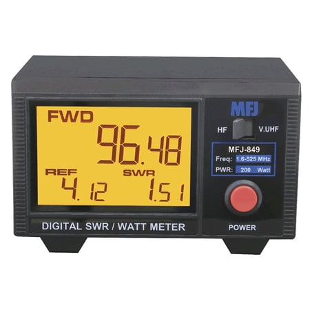 MFJ-849 Digital SWR/Watmeter, HF/VHF/UHF, 200W