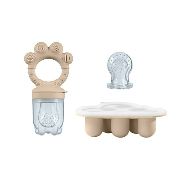 MFJESEAA Food Grade Silicone Baby Fruit Feeder & Teething Pacifier for & Toddlers