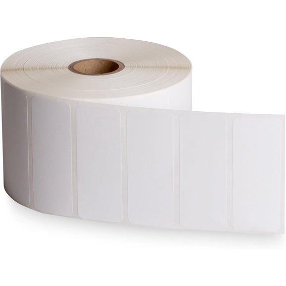 MFLABEL-1" x 2 5/8" Direct Thermal Labels FBA SKU Blank Barcode Labels for Rollo & Zebra Printer 2000/roll