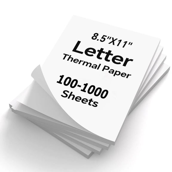 MFLABEL-300 Sheets A4 Thermal Paper, 8.5"x11" Folding Thermal Printer Paper,For M08F M832 Hprt Printer,Quick-Dry